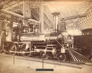 Baldwin mozdony, "No. 1154", Centennial Exhibition, Philadelphia