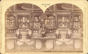 Kilátás a kínai udvarra, főépület, centenáriumi kiállítás, Philadelphia alkotó: Centennial Photographic Co.