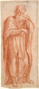 Eleazar, tanulmány egy freskóhoz a Sixtus-kápolnában, Santa Maria Maggiore, Róma