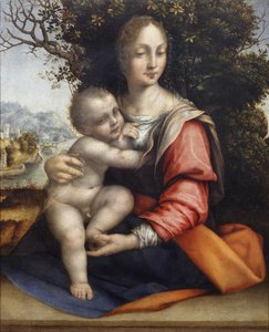 Madonna és gyermeke (A fa Szűzanya)