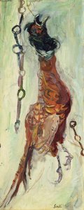 Függő fácán, 1925-1930 körül (olaj, vászon) alkotó: Chaim Soutine