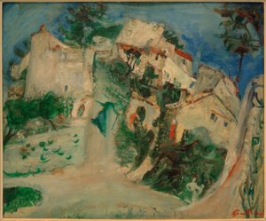 Táj Cagnes közelében alkotó: Chaim Soutine
