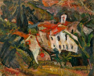 Táj Céretben alkotó: Chaim Soutine