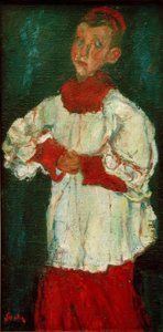 A kórus fiú alkotó: Chaim Soutine