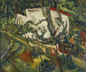 Clamart háza, c. 1918 alkotó: Chaim Soutine