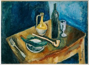 Csendélet pipával alkotó: Chaim Soutine