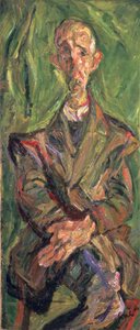 Férfi portréja, 1921 körül alkotó: Chaim Soutine