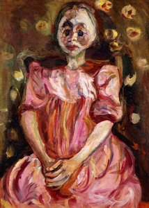 A kislány rózsaszínben; La Petite Fille en Rose, 1923-1924 alkotó: Chaim Soutine