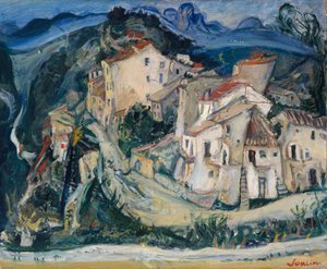Cagnes látképe, 1924-25 körül