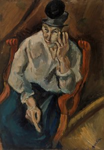 Fotelben ülő nő alkotó: Chaim Soutine