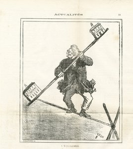 Illusztráció Chamről (1819-1879) Le Charivariban alkotó: Amédée de Noé