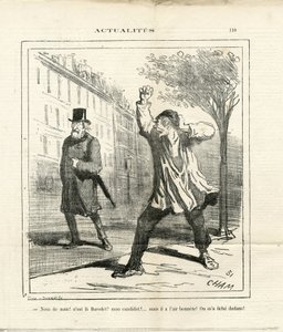 Illusztráció Chamről (1819-1879) Le Charivariban alkotó: Amédée de Noé