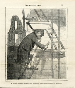 Illusztráció Chamről (1819-1879) Le Charivariban alkotó: Amédée de Noé