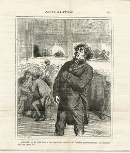 Illusztráció Chamről (1819-1879) Le Charivariban alkotó: Amédée de Noé