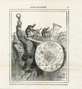 Illusztráció Chamről (1819-1879) Le Charivariban alkotó: Amédée de Noé