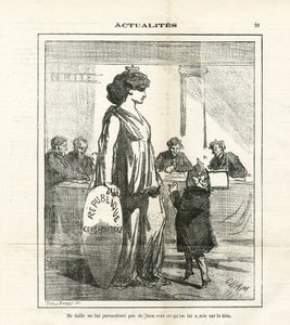 Illusztráció Chamről (1819-1879) Le Charivariban alkotó: Amédée de Noé