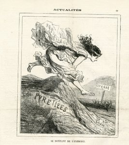 Illusztráció Chamről (1819-1879) Le Charivariban alkotó: Amédée de Noé