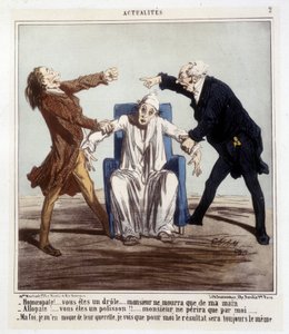 Cham rajzfilmje az allopátiáról és a homeopátiáról