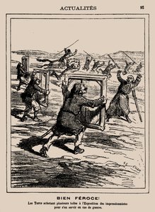 Kegyetlen! A törökök több alkotást vásárolnak az impresszionista kiállításon..., 1877.