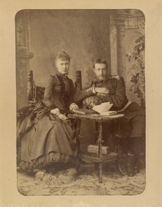 Konstantin Konstantin orosz és Erzsébet Mavrikievna orosz (szül. Erzsébet szász-altenburgi hercegnő) – Konstantin Konstantin orosz nagyherceg (1858-1915) és Elizaveta Mavrikievna orosz nagyhercegnő (1865-1927), szerző: Bergamasc alkotó: Charles Bergamasco