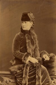 Marie Pavlovna Romanova – Mária Pavlovna orosz nagyhercegnő (1854-1920), szerző: Bergamasco, Charles (Karl) (1830-1896). Albumin Photo, c. 1880. Orosz Állami Film- és Fotóarchívum, Krasznogorszk