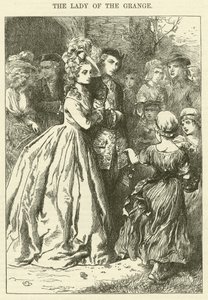 The Lady of the Grange (metszet) alkotó: Charles (after) Green
