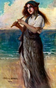 Nancy Price 1880-1970, angol színésznő, Pallas Athéné szerepében az Ulyssesben, 1902.