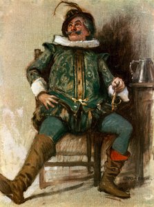 Tizenkettedik éjszaka: Sir Toby Belch, Mr. Lionel Brough (színes litó)