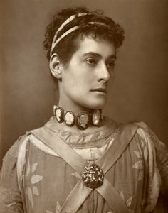 Myra Holme brit színésznő, 1884 alkotó: Charles A. Long