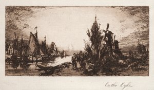 A gáton, 1885. alkotó: Charles A. Vanderhoof