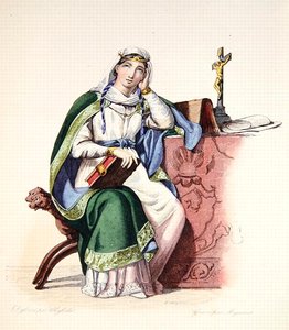 Heloise, E. Mennechet „Le Plutarque Francais” című művéből alkotó: Charles Abraham (after) Chasselat