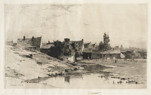 Régi házak Brugge közelében, 1884-1888.