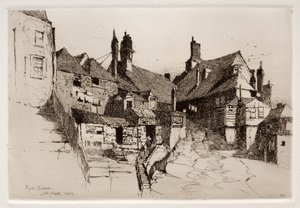Rye, Sussex, Anglia, 1884.