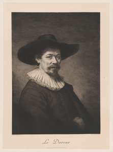 Herman Doomer portréja Le Doreur (cím a tárgyon)