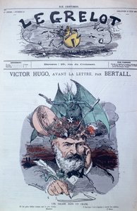 „Agysaláta”, Victor Hugo (1802-85) karikatúrája a „Le Grelot” borítójáról, 1871. június