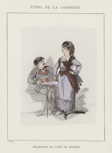 Délégué du Cafe de Madrid alkotó: Charles Albert d Arnoux Bertall