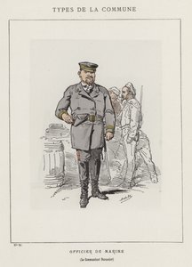 Tengerésztiszt, Durassier parancsnok alkotó: Charles Albert d Arnoux Bertall