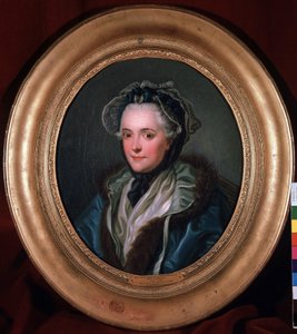 Marie-Louise-Nicole (Marie Louise Nicole), Enville (Anville) hercegnő (1716-1797) portréja. Charles Amedee Philippe van Loo (1719-1795) festménye