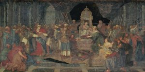 Atáliát üldözték a templomból, 1710 alkotó: Charles Antoine Coypel
