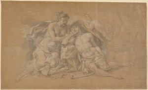 Diana és Endymion alkotó: Charles Antoine Coypel