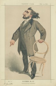 Leon Gambetta alkotó: Charles Auguste Loye