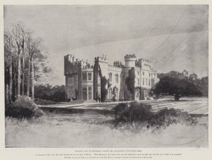 William Ewart Gladstone élete, egy másik kilátás a Hawarden kastélyra, Mr Gladstone kedvenc otthonára