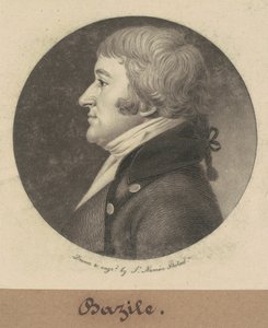 Bazsalikom alkotó: Charles B. J. Févret de Saint Mémin