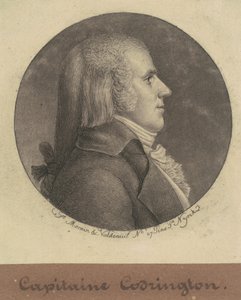Codrington kapitány alkotó: Charles B. J. Févret de Saint Mémin