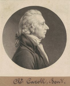 Charles Carroll alkotó: Charles B. J. Févret de Saint Mémin