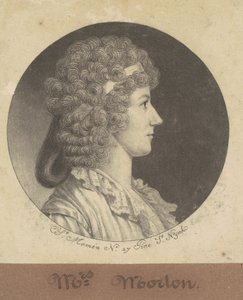 Cornelia Schuyler Morton alkotó: Charles B. J. Févret de Saint Mémin