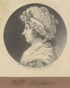 Cornelia Tappen Clinton alkotó: Charles B. J. Févret de Saint Mémin