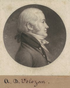 Tenisz A. Volozan alkotó: Charles B. J. Févret de Saint Mémin