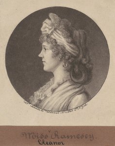 Eleanor Ramsay Fitzwilliam alkotó: Charles B. J. Févret de Saint Mémin