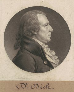 Elisha Cullen Dick alkotó: Charles B. J. Févret de Saint Mémin